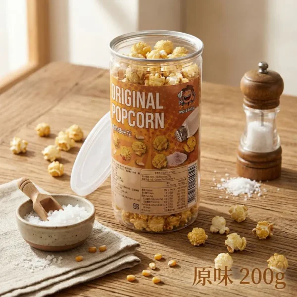 爆米花200g_原味 人氣經典爆米花 200g 多口味任選 (玉米濃湯/草莓/焦糖/巧克力/起司/原味/焦糖玫瑰岩鹽/珍奶)