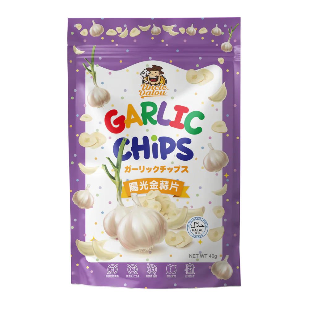 大頭叔叔繽紛陽光金蒜片40G