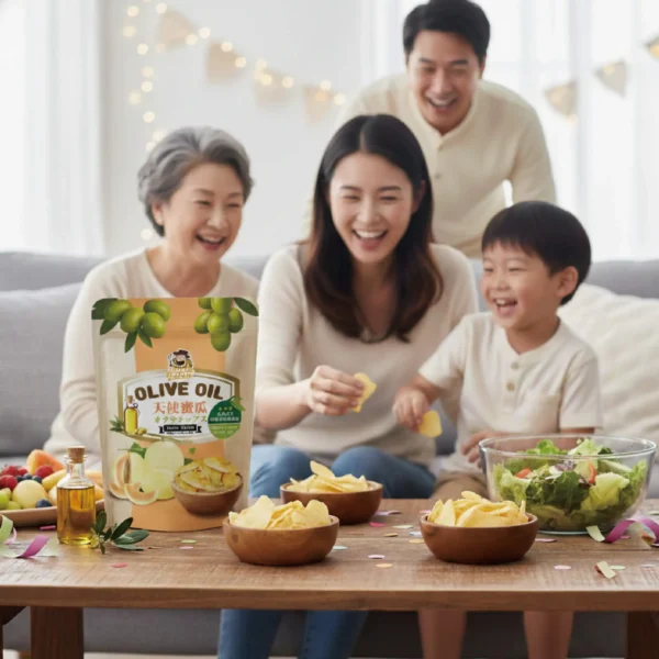 天使蜜瓜-橄欖油脆片_情境圖2 橄欖油天使蜜瓜片 25g